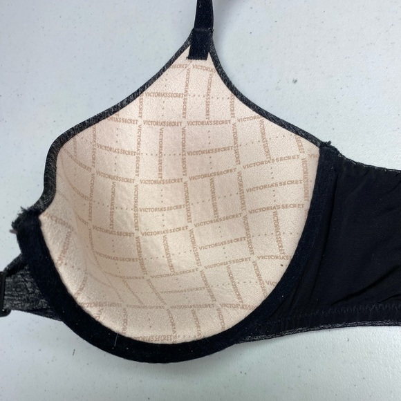 VS GRY Racer Back Semi Demi, 34C, *P1057 - Picture 4 of 6
